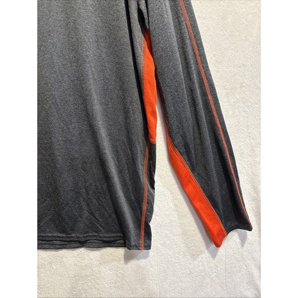 Knights Apparel Syracuse Long Sleeve Performance Shirt Grey Orange Men's 2XL XXL - Picture 8 of 14